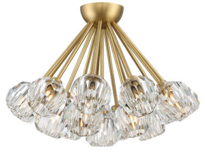 Boule De Cristal Flushmount
