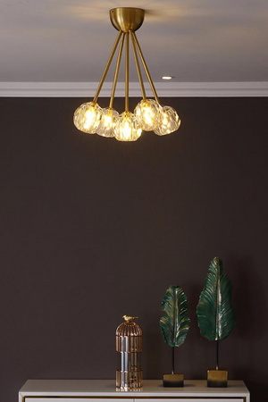 Boule De Cristal Flushmount