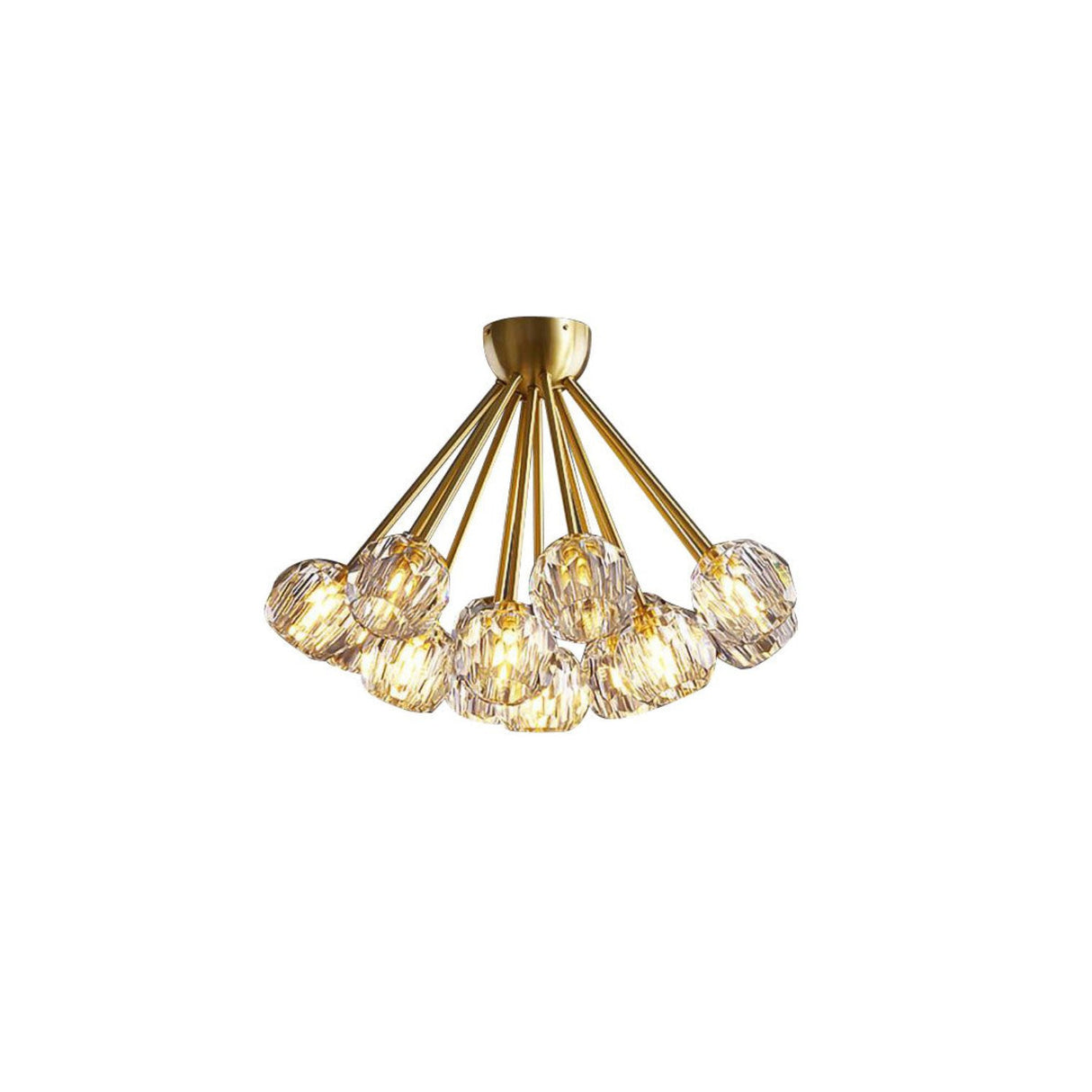 Boule De Cristal Flushmount