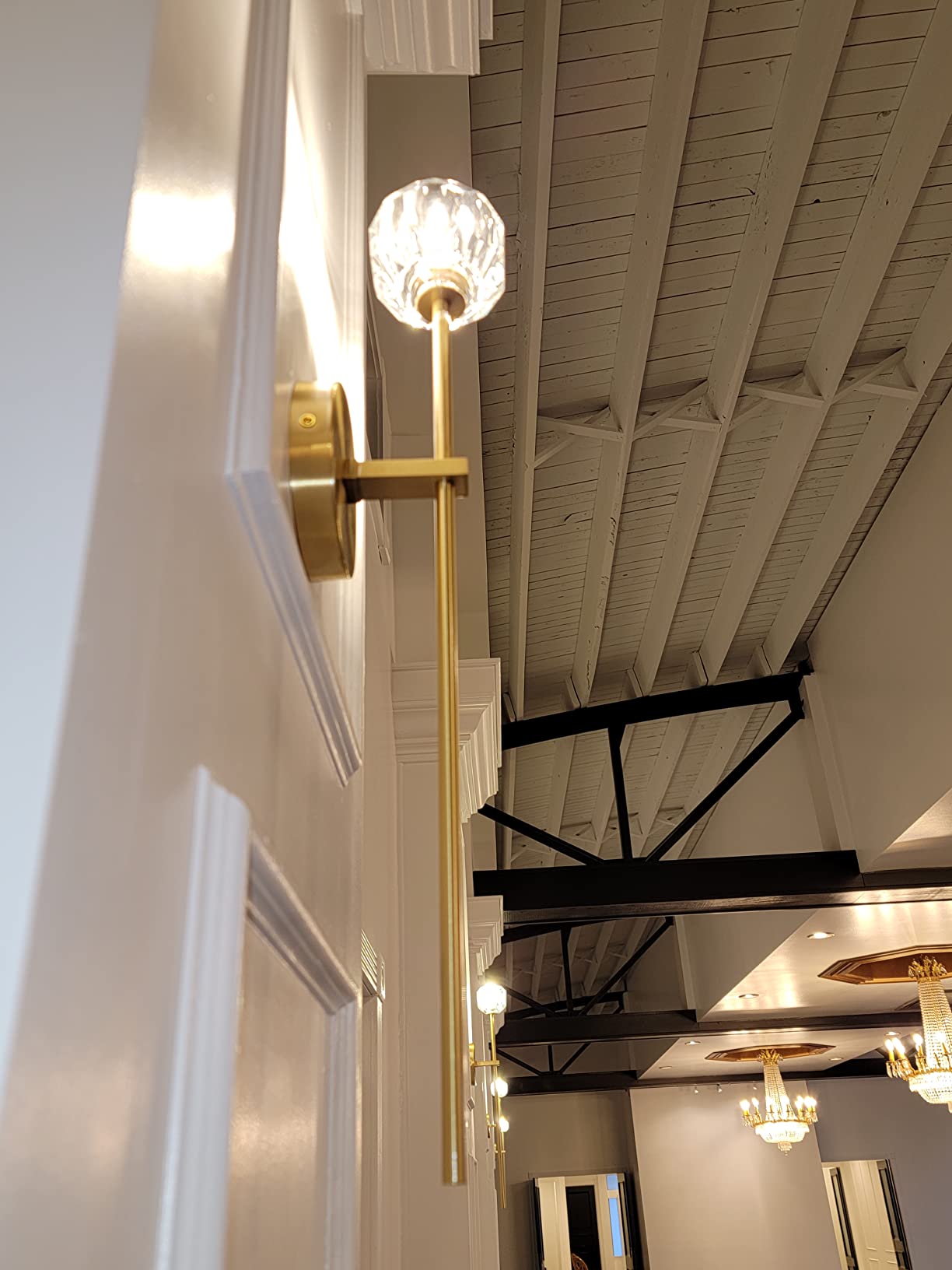 Boule De Cristal Grand Single Sconce