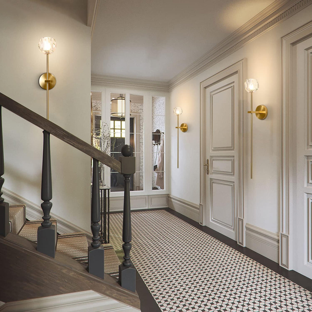 Boule De Cristal Grand Single Sconce