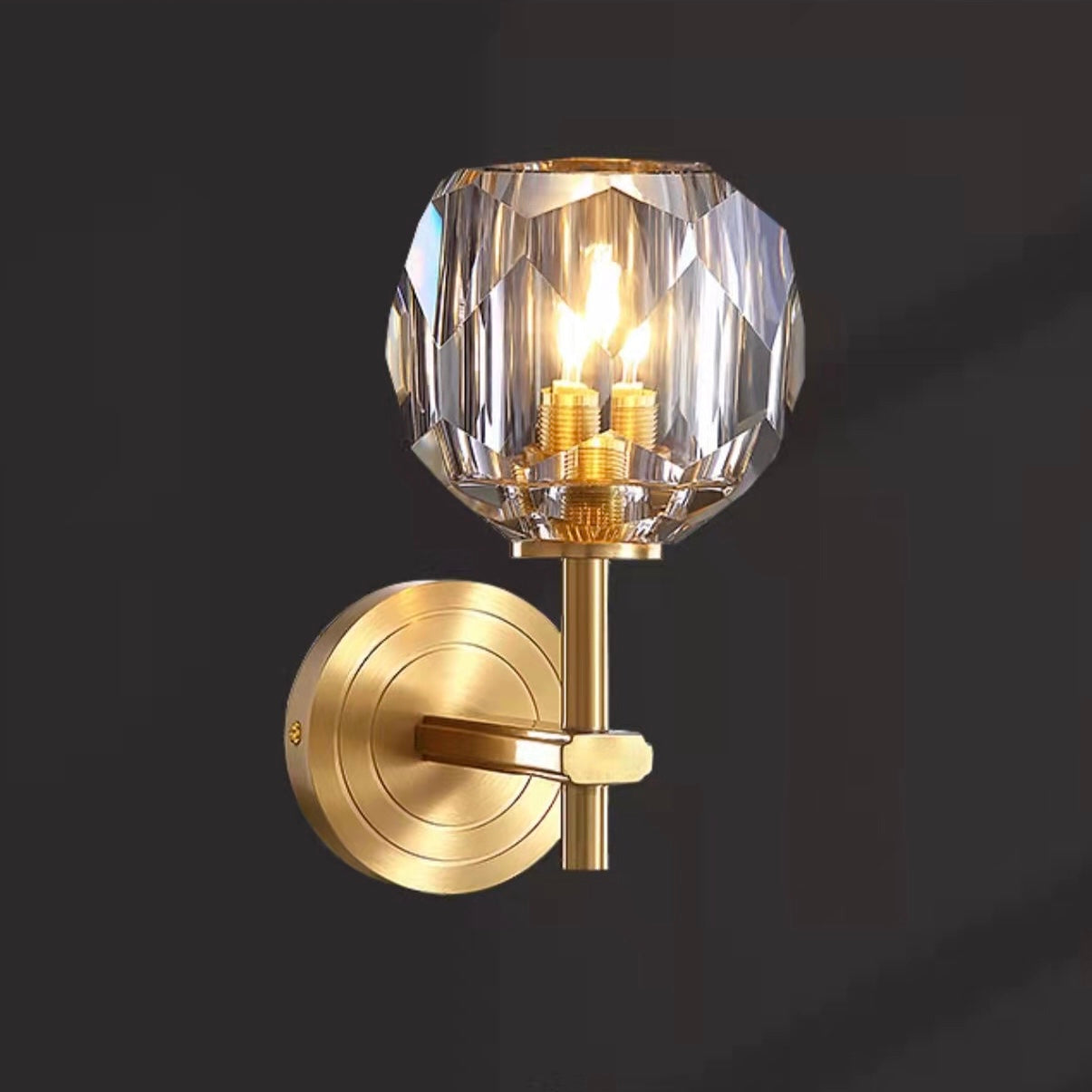 Boule De Cristal Grand Single Sconce