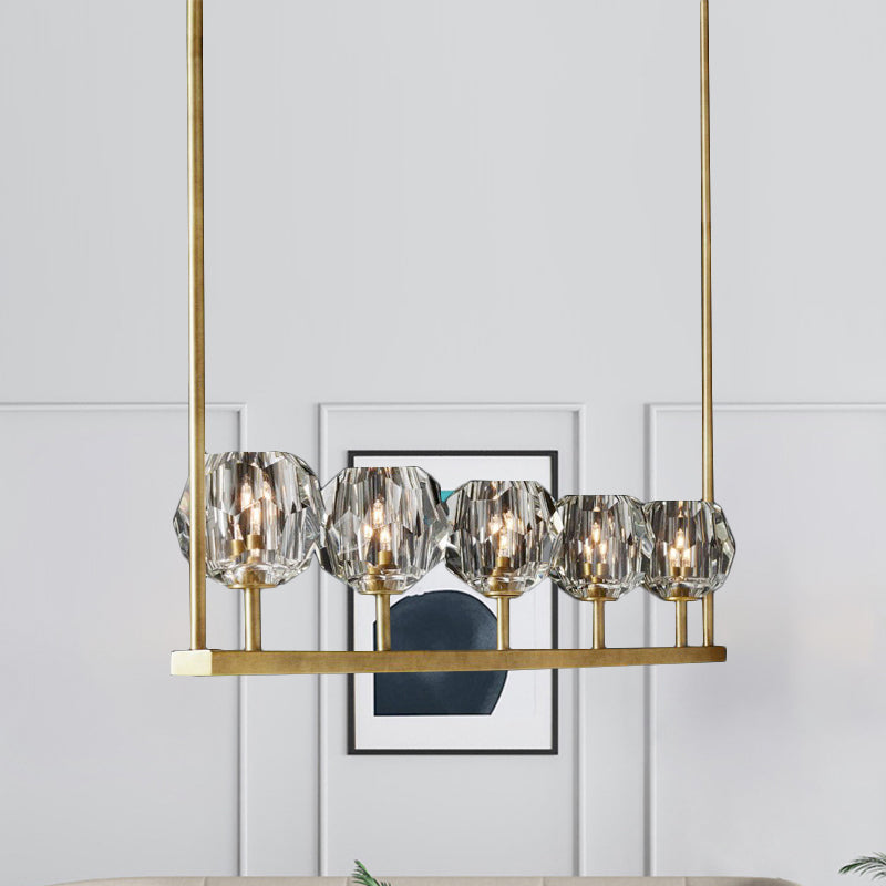 Boule De Cristal Linear Chandelier