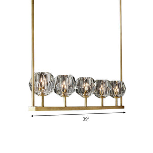 Boule De Cristal Linear Chandelier