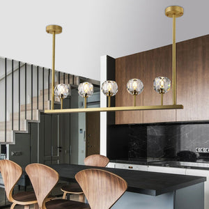Boule De Cristal Linear Chandelier