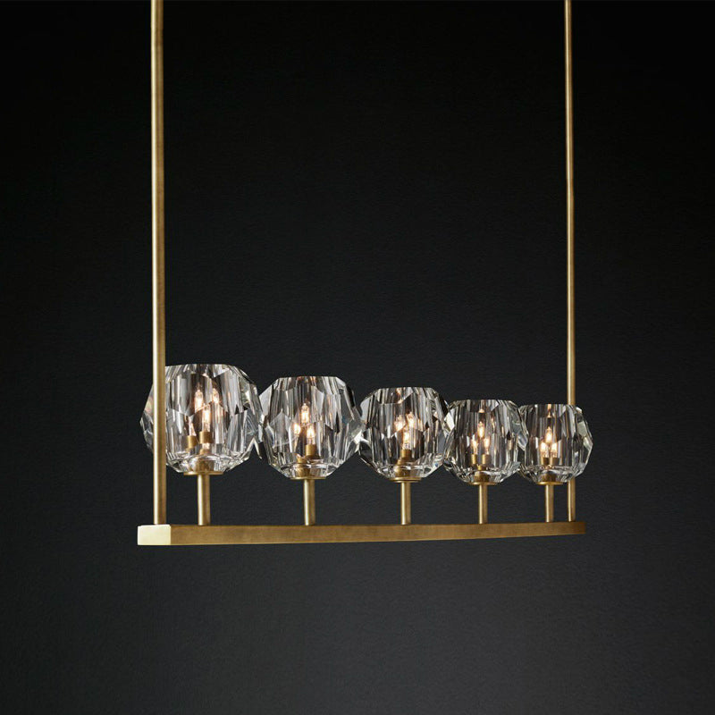 Boule De Cristal Linear Chandelier