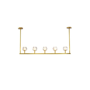 Boule De Cristal Linear Chandelier