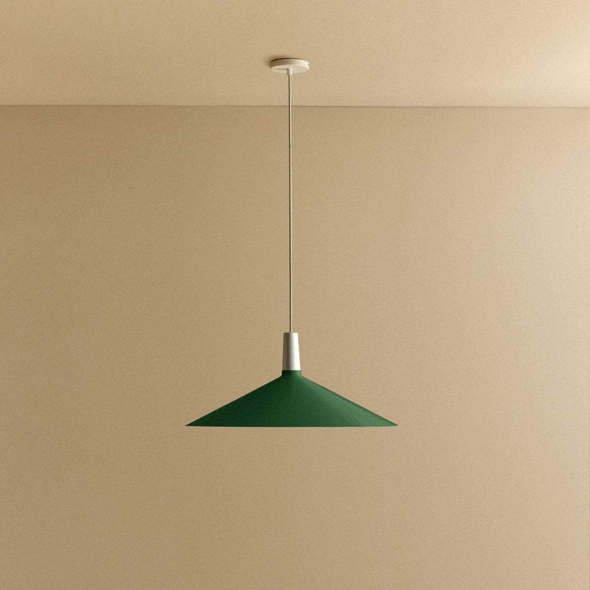 Bower Pendant Light Large in Dark Green