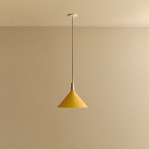 Bower Pendant Light Medium in Yellow
