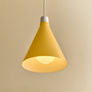 Bower Pendant Light Small in Yellow + Sphere III