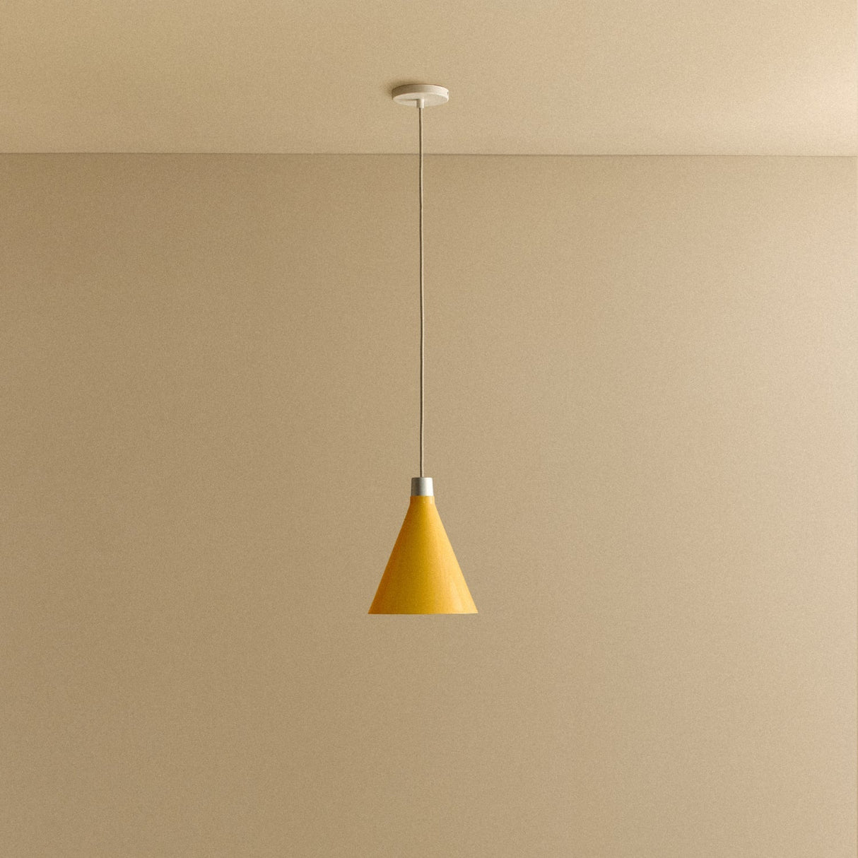 Bower Pendant Light Small in Yellow