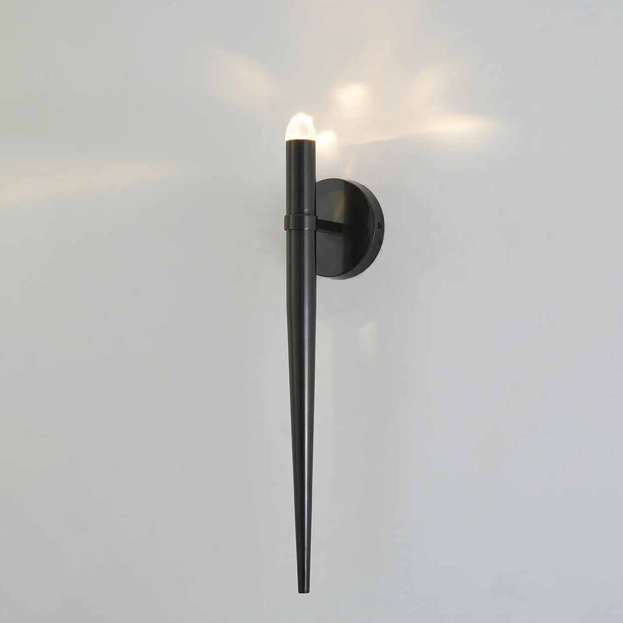 Spinal Tube Crystal Wall Sconce