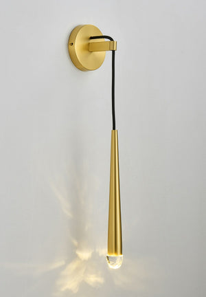 Brass Spinal Tube Wall Lamp