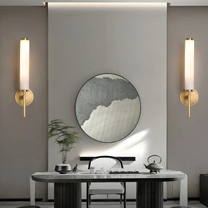 Brindisi Alabaster Candle Style Wall Lamp