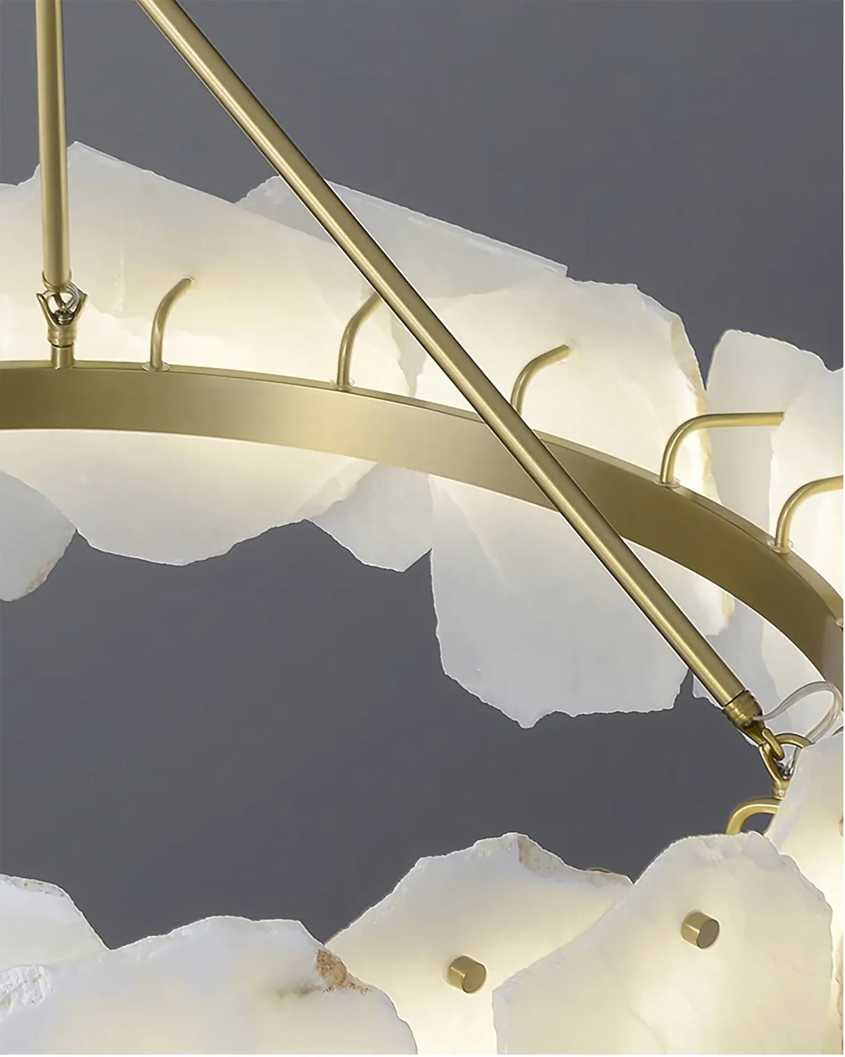 Burton Alabaster Chandelier
