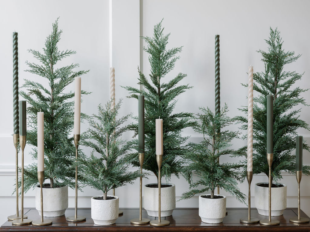 Handcrafted Antique Brass Candlesticks