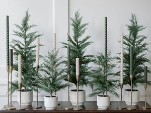 Handcrafted Antique Brass Candlesticks