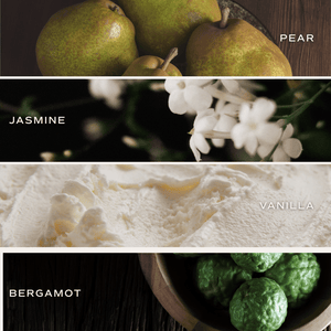 Cashmere and Vanilla Soy Candle - Clear Jar - 9 oz