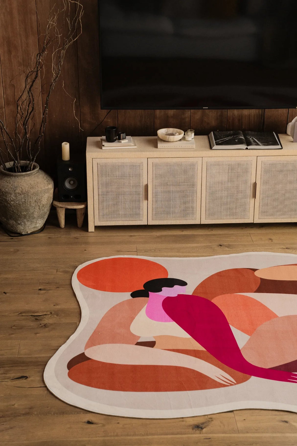 Odd Shaped Terrasun Community Earth Rug by Maggie Stephenson