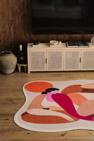 Odd Shaped Terrasun Community Earth Rug by Maggie Stephenson