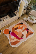 Odd Shaped Terrasun Community Earth Rug by Maggie Stephenson