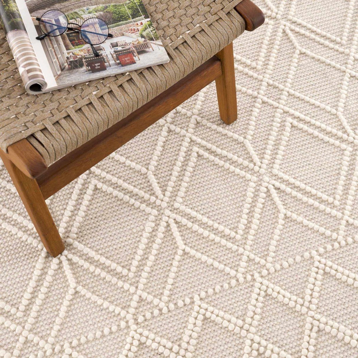 Ramsbury Beige Area Rug