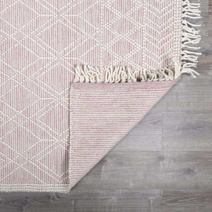 Ramsbury Soft Pink Wool Rug