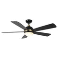 52" Indutrial 5 Blades Ceiling Fan with LED Lighting