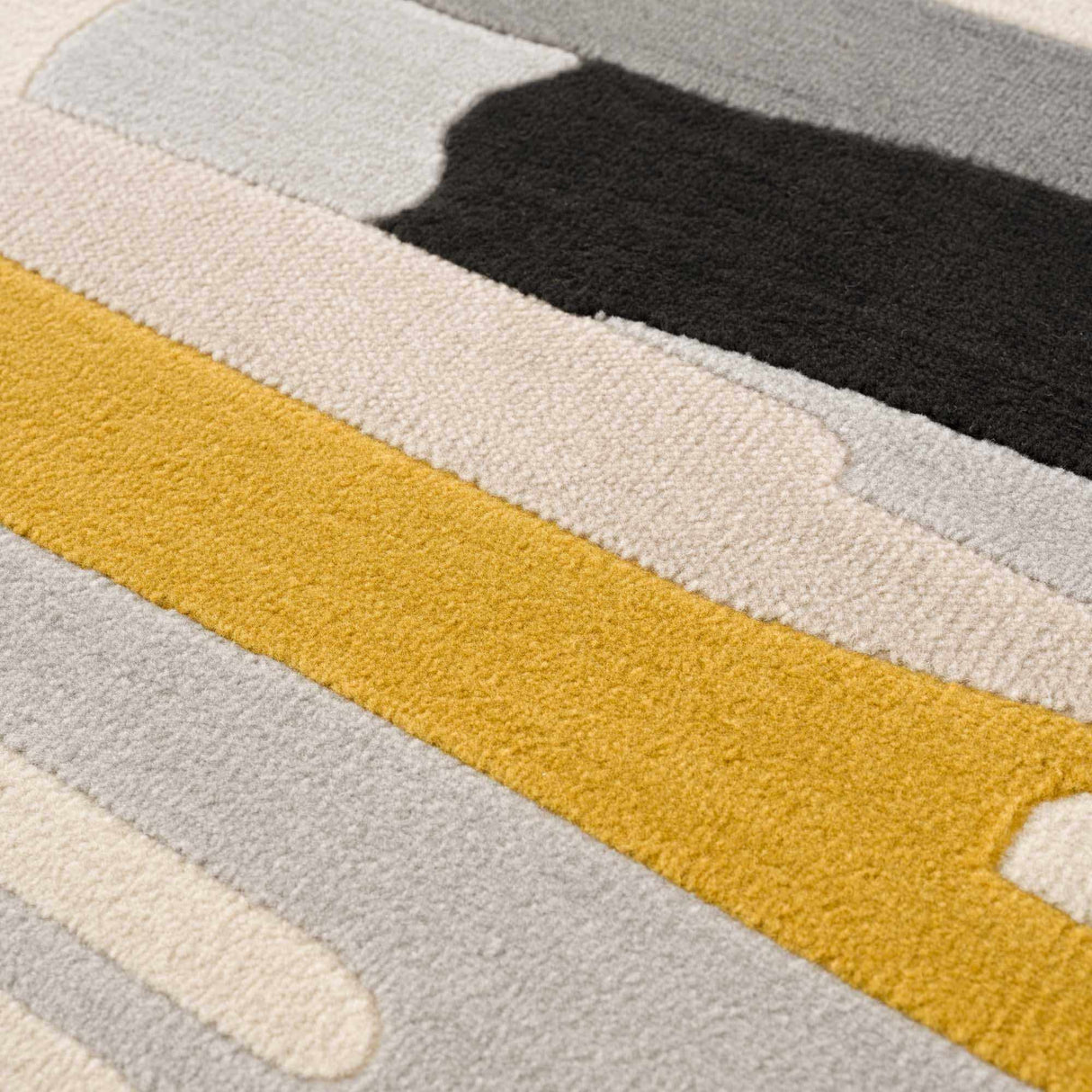 Southfields Mustard Modern Rug