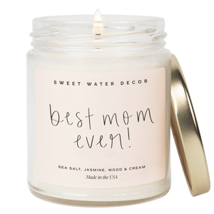 Best Mom Ever! Soy Candle - Clear Jar - 9 oz (Spa Day)