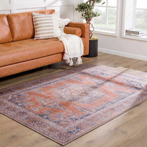Taber Burnt Orange Persian Style Rug