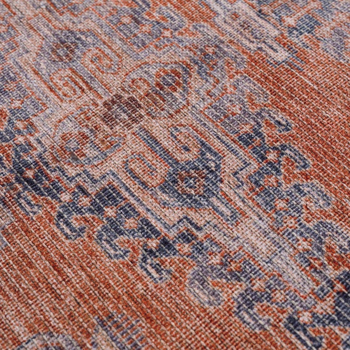 Taber Burnt Orange Persian Style Rug