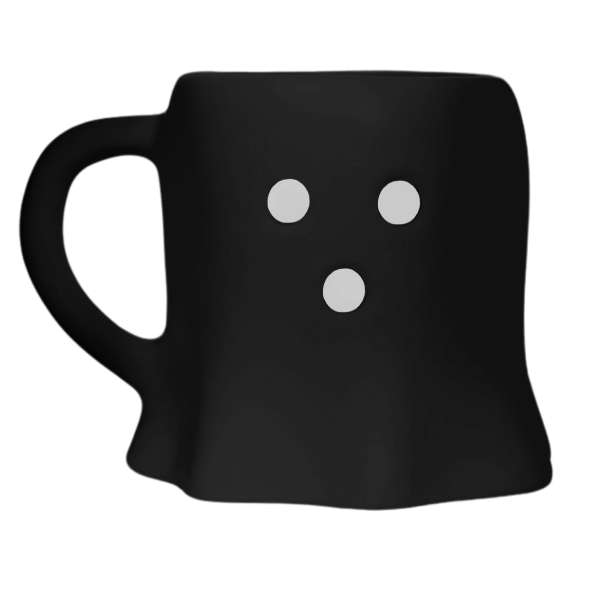 Black Ghost 12oz. Figural Coffee Mug