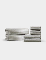 Ribbed Terry Bath Towel Set