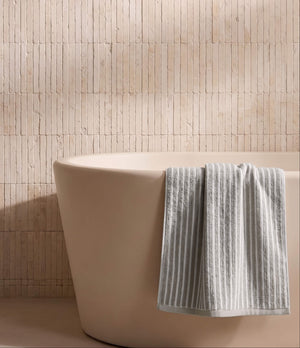 Ribbed Terry Bath Towel Set