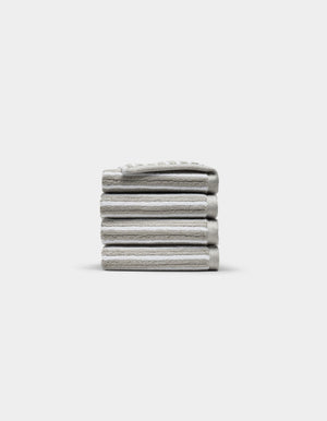 Ribbed Terry Bath Towel Set