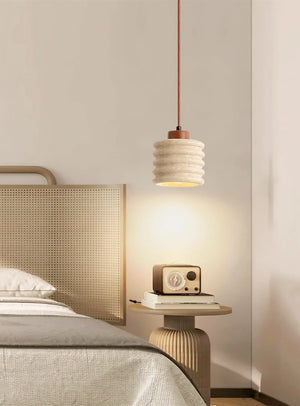 Candeeiro Column Travertine Pendant Lamp