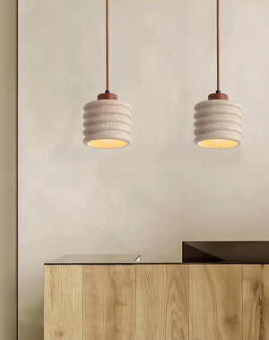 Candeeiro Column Travertine Pendant Lamp