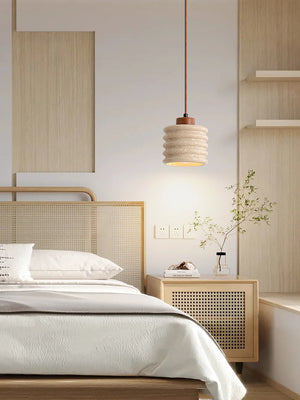 Candeeiro Column Travertine Pendant Lamp