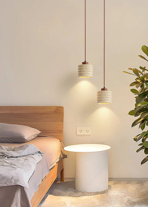 Candeeiro Column Travertine Pendant Lamp