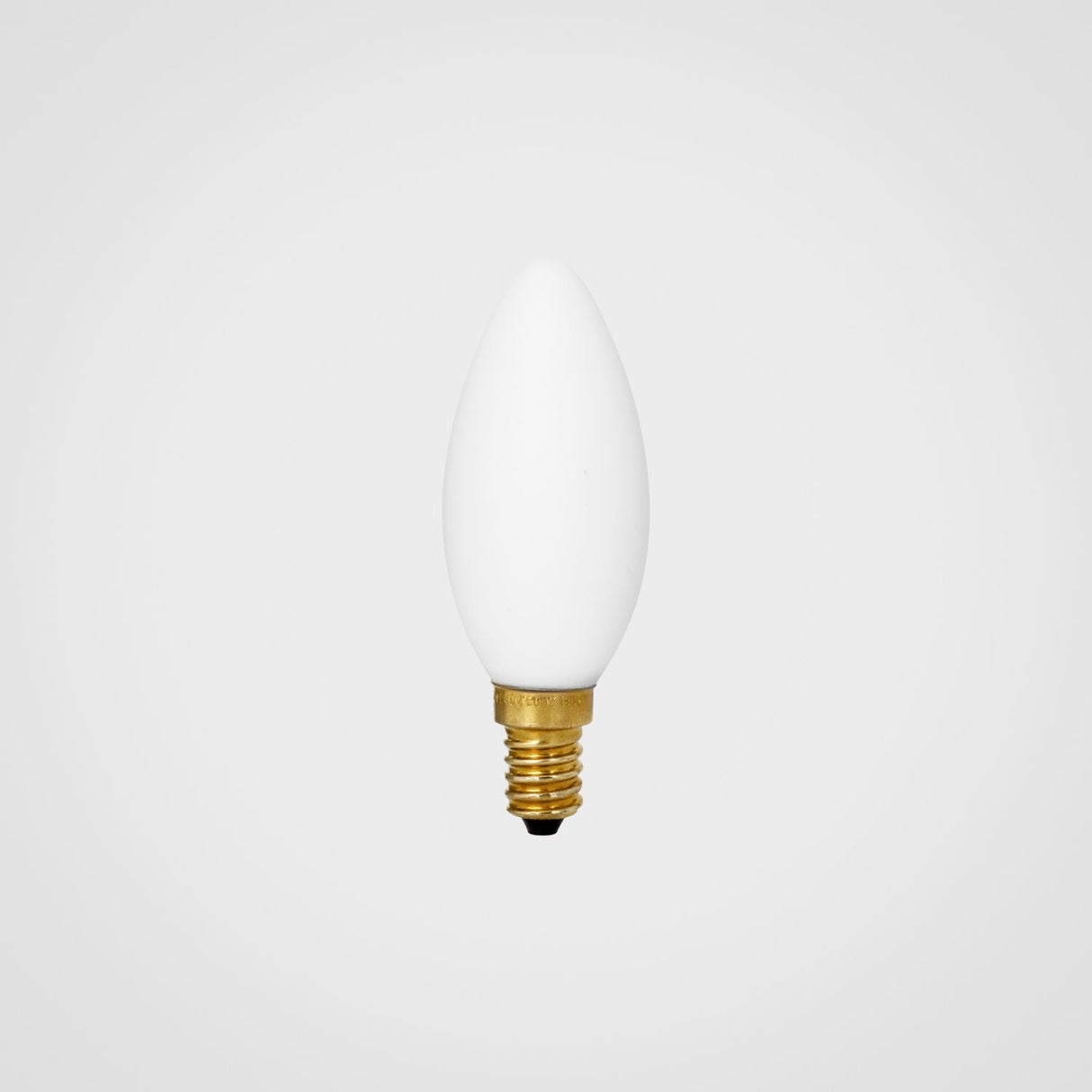 Candle E12 Matte White LED Bulb