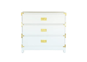 Small Carlyle Campaign Dresser - White