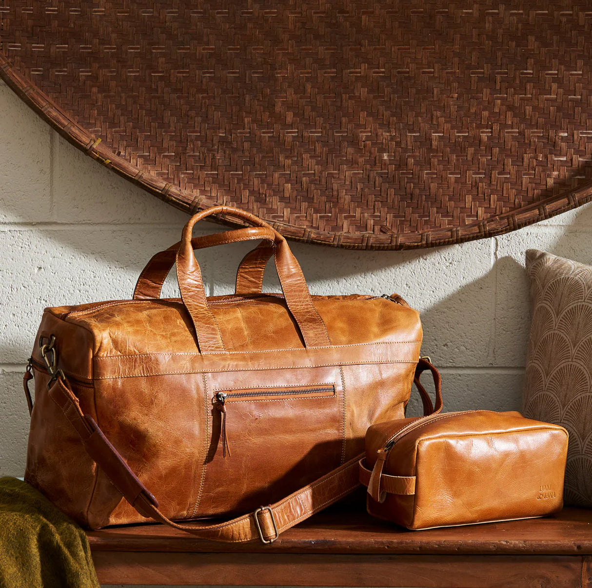 Celeste Toiletry Bag - Tan