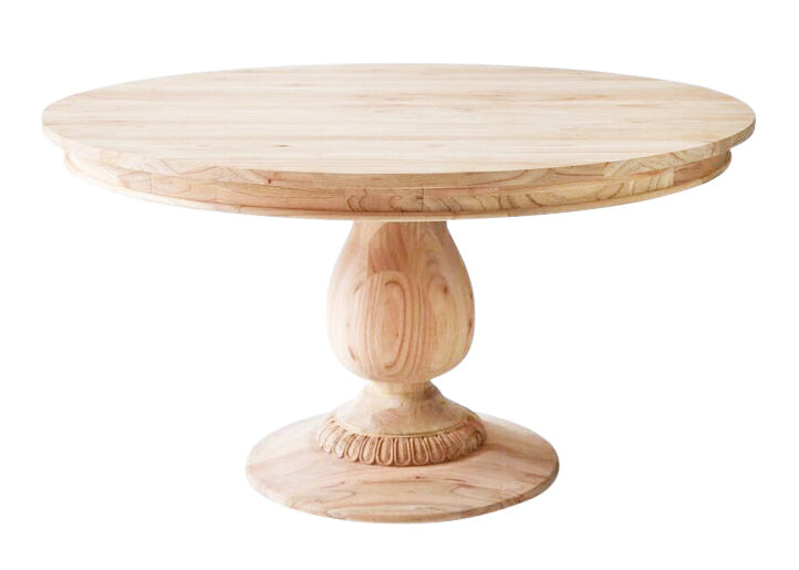 55" Charlotte Pedestal Table (Natural)