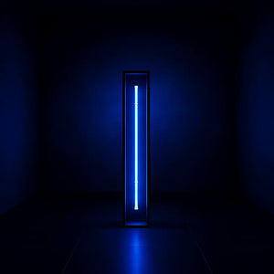 Redwood Radiance Lamp | Tall LED Strip Wooden Lamp