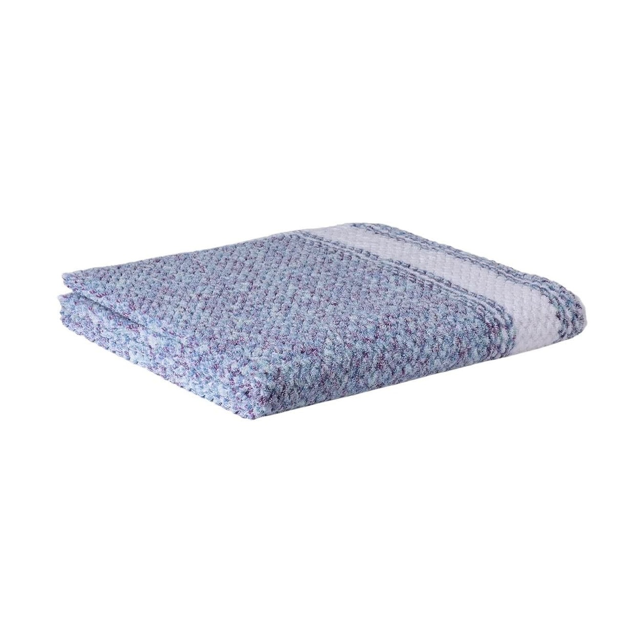 Chevron Lavender Blue Linen cotton