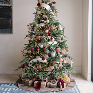 8’ Natural Wood Bead Garland