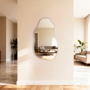 Chrome Irregular Mirror