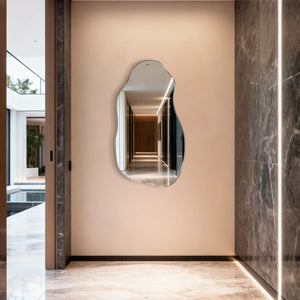 Chrome Irregular Mirror