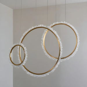 Circle Crystal Chandelier